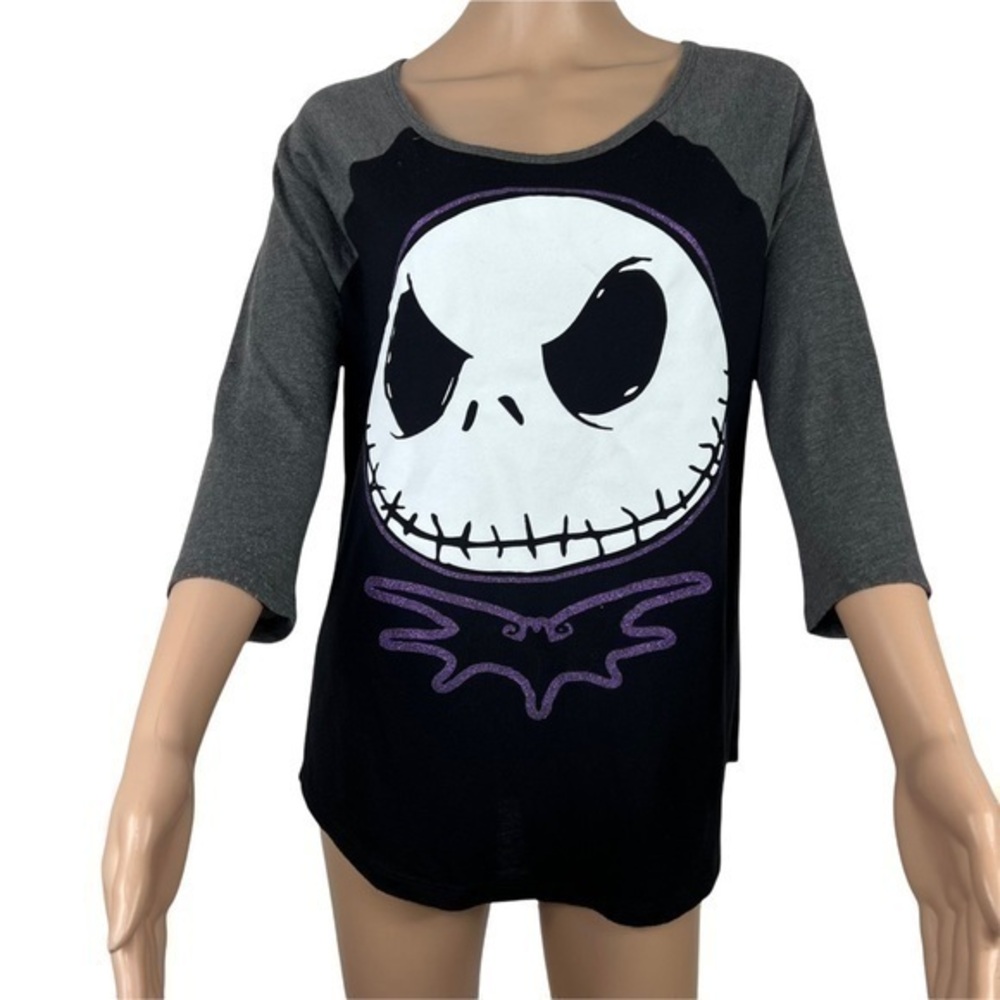Disney Tim Burton Night before Christmas Top shirt woman pullover Sz L